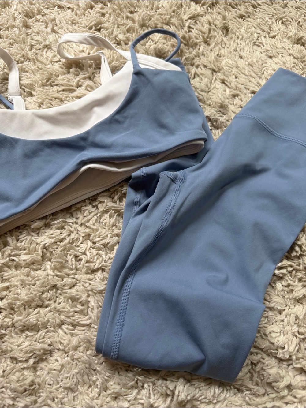 Form blue bra top & high waist legging